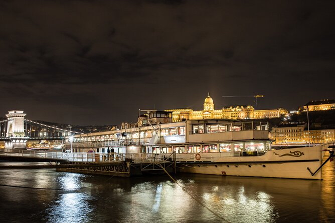 10PM Budapest Danube Cruise with Live Music & Food or Drinks - Boarding with a drink, dinner, or the wrong assumption