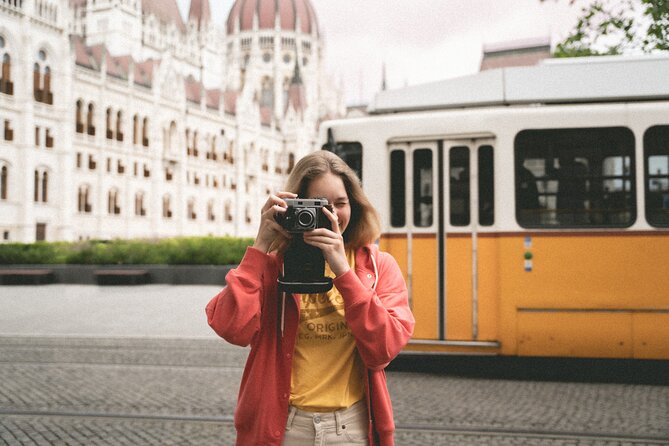 Analog Photo Trip - Chain Bridge with Buda Castle behind it