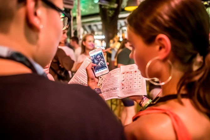 Bingo Bar Crawl - Two welcome shots and sensible pacing