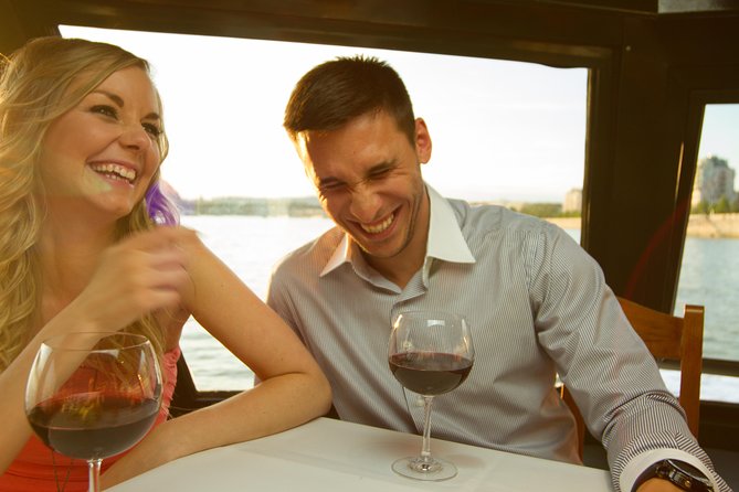 Booze Cruise Budapest Sightseeing Danube Cruise - Under Budapest’s oldest major bridge