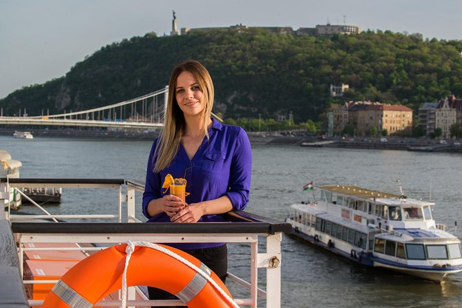 Booze Cruise Budapest Sightseeing Danube Cruise - Margaret Island and the city’s three-way bridge