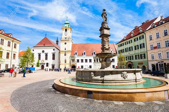 Bratislava, one day private trip from Budapest with guide! - The old Slovak National Theater and its classical details