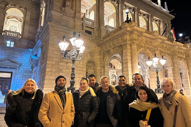 Bright Lights of Budapest Night Tour with Boat Cruise and Wine - Heroes’ Square sets the historical tone