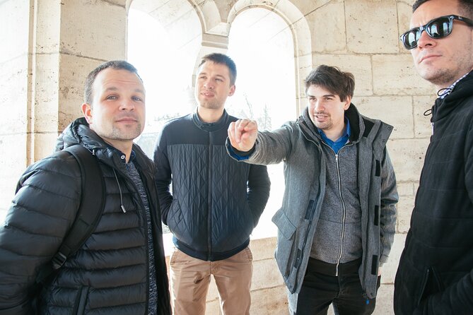 Buda Castle's Secrets with a Historian - Fisherman’s Bastion and the view toward Pest