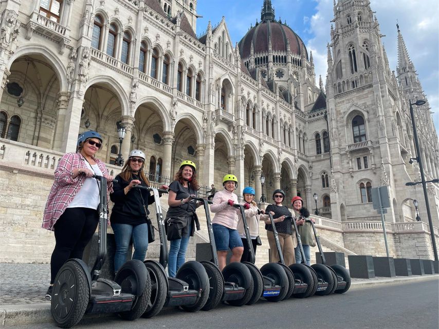 Budapest: 1 Hour Segway Tour - Parliament Hightails - St. Stephen’s Basilica in a short photo stop