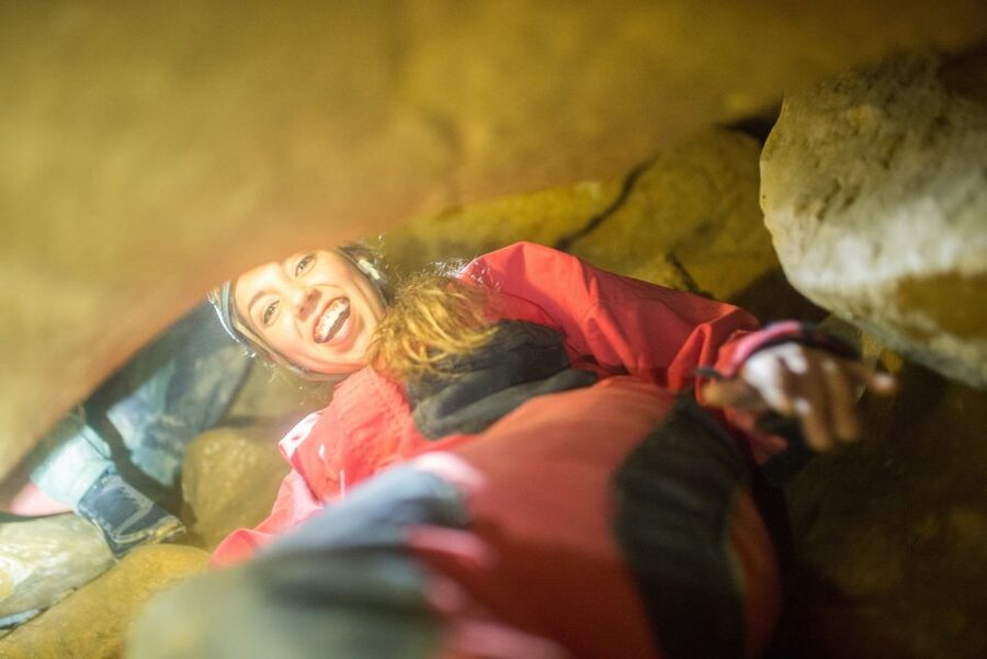 Budapest: Adventure Caving Tour with Guide - Getting suited up for three hours underground