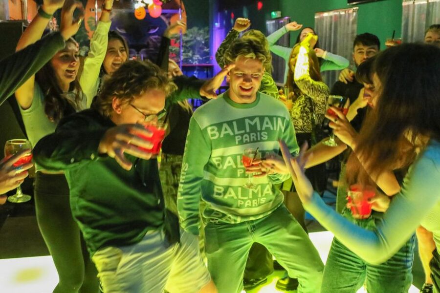 Budapest: Bar Crawl Tour with Local Drinks - Madách Imre út 13-14 and the liveliest stop