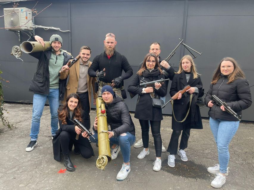 Budapest: Basic gun-shooting package - What happens during the one-hour visit