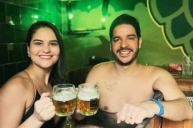 Budapest BeerSpa with Unlimited Beer and Optional Széchenyi Bath - The BeerSpa: a warm tub with a working beer tap