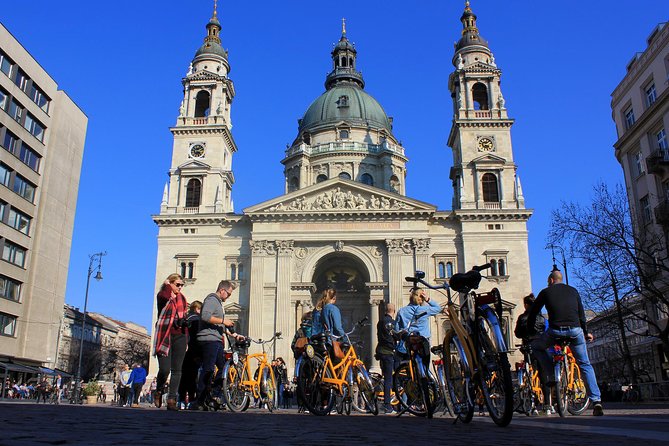 Budapest Bike Tour - Chain Bridge and the route toward Buda