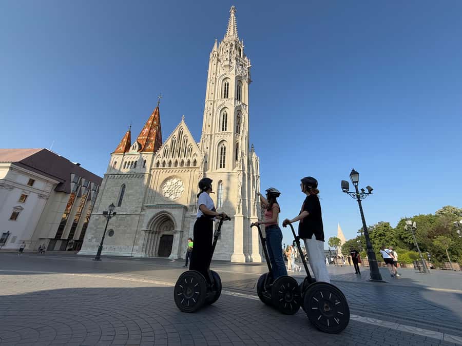 Budapest Buda Castle Private Segway Tour - Learning the Segway before the Castle District