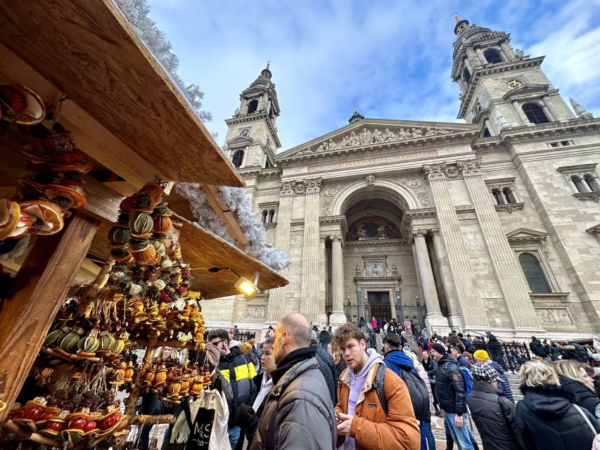 Budapest: Christmas Market Guided Walking Tour with Tastings - Mulled wine, marzipan, and the holiday table