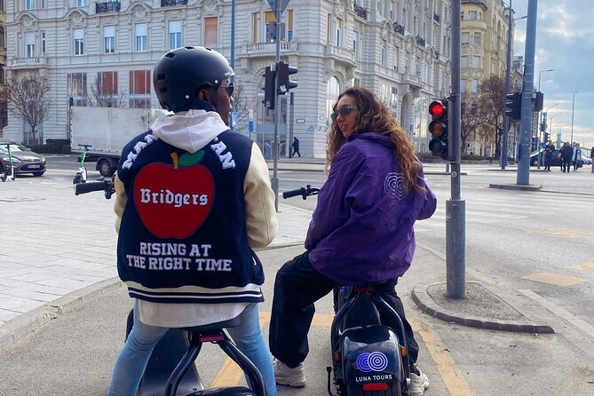 Budapest Citadel Tour on E-Scooter with The Best Panoramic Views - St. Gellért Thermal Bath in 10 minutes