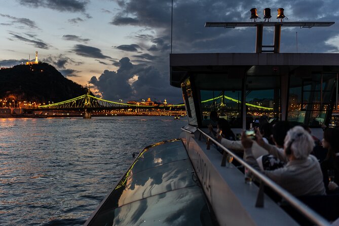 Budapest Danube River Sightseeing Night Cruise with Drink - Buda Castle and the Royal Palace from the water