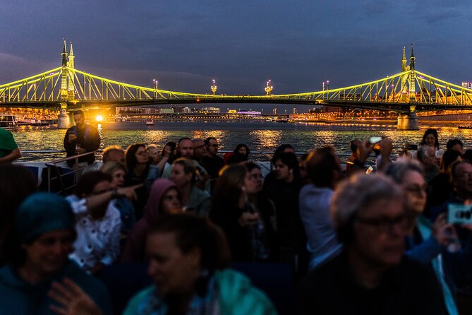 Budapest Danube River Sightseeing Night Cruise with Drink - Parliament, the Chain Bridge, and Margaret Island
