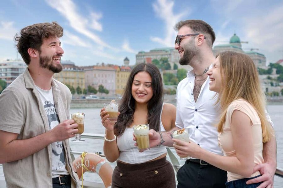 Budapest: Downtown Budapest Unlimited Booze Cruise - The National Theatre and Müpa