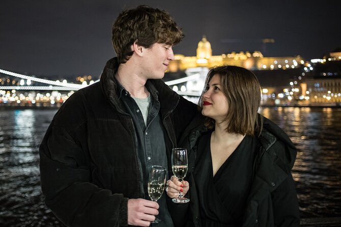 Budapest Evening Cruise with Entertainment and Drink Options - Budapest at night, viewed from the Danube