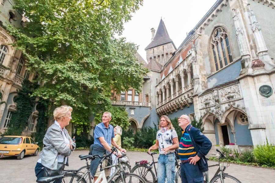 Budapest: Guided City Discovery Bike Tour - Heroes Square and the long reach of City Park