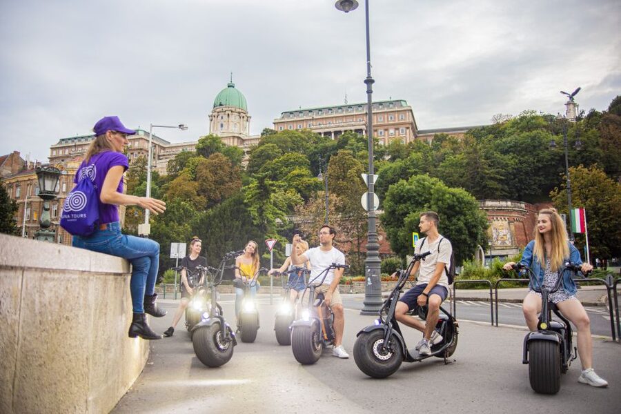 Budapest: Guided City Sights Tour by E-Scooter - Crossing to Buda and climbing Castle Hill