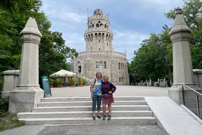 Budapest Hike - Reaching the lookout above Buda and Pest