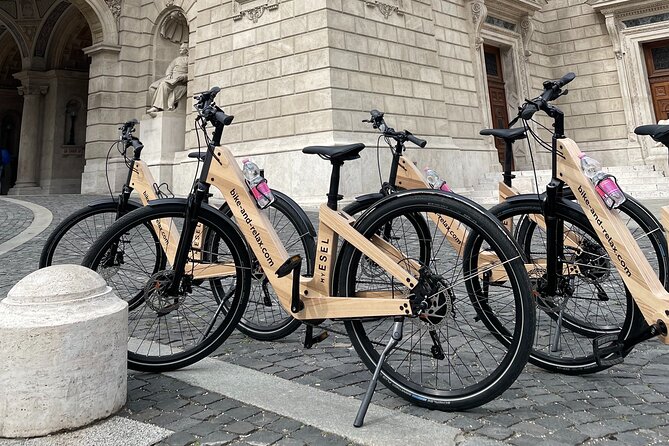 Budapest: Historic Downtown ride on E-Bicycles Buda & Pest - Parliament, the riverbank, and the Shoes memorial