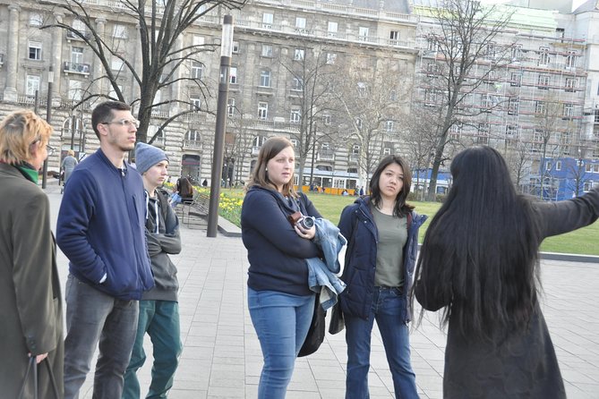Budapest Historical Sightseeing - Free Walking Tour - Looking across the river to Buda Castle and Fisherman’s Bastion