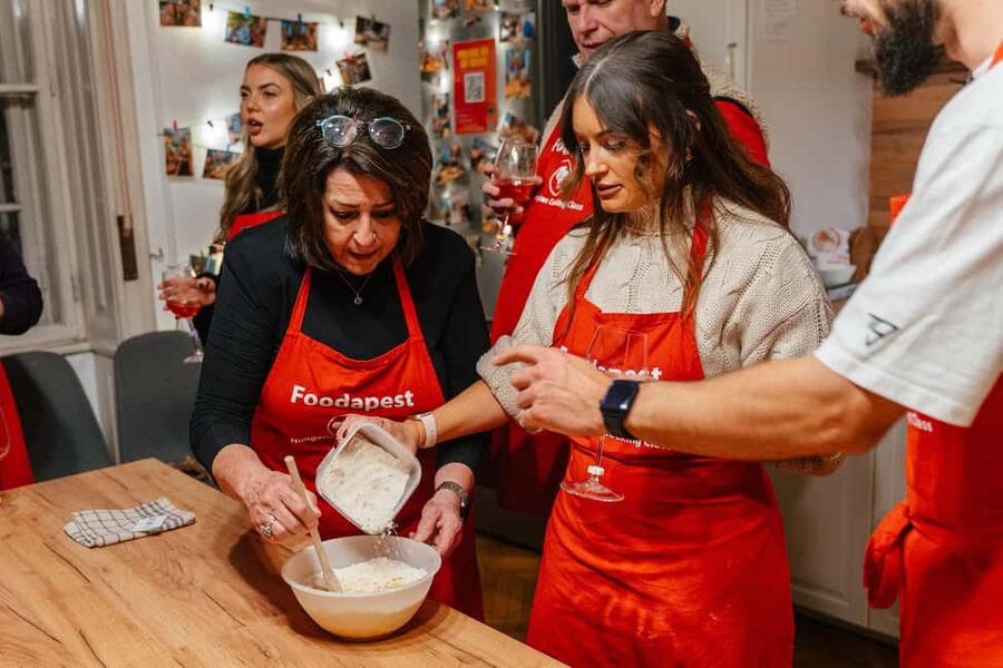 Budapest: Hungarian Cooking Class and Market Walk - From market stalls to a nearby apartment