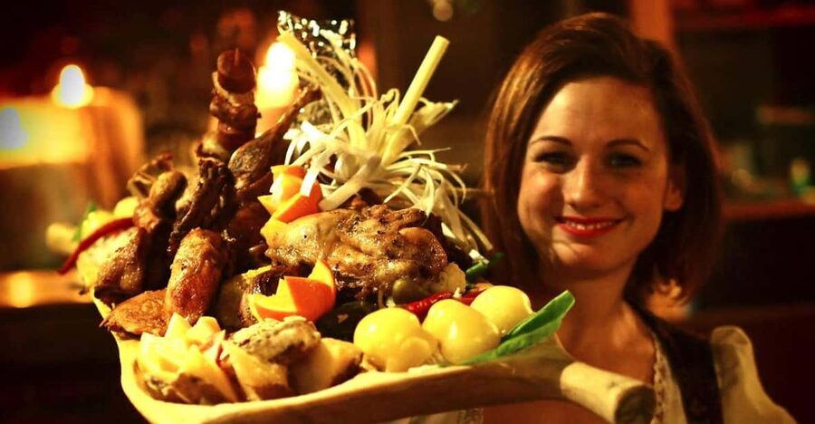Budapest: Medieval Dinner Show with Drinks - Arriving around 7 PM for palinka