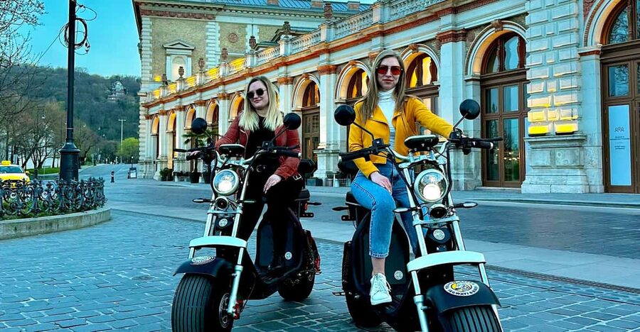 Budapest: Monster Bike Roller Guided City Tour - Elizabeth Bridge and the first Danube views