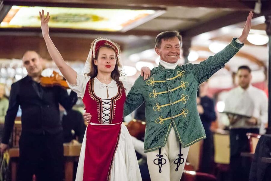 Budapest: New Year's Eve Party Cruise with Food & Live Show - Five courses, three menus, and what the food means for the price