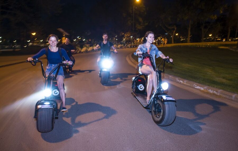 Budapest: Night Tour on MonsteRoller e-Scooter - Matthias Church and the Castle District