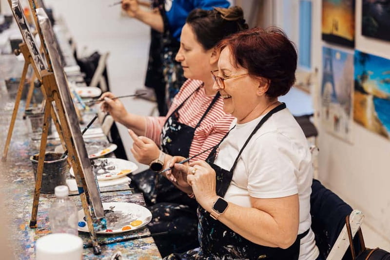 Budapest: Paint and sip experience - Timing, meeting details, and cancellation