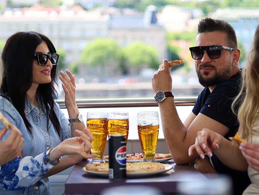 Budapest: Pizza Cruise - Indoor seats, open decks, and music