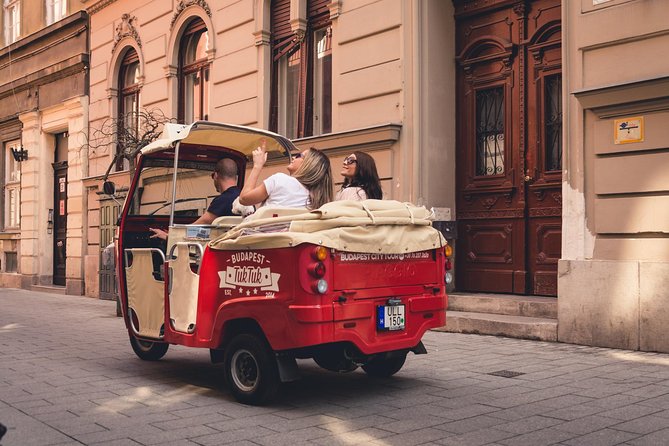 Budapest Private Tuk Tuk Tour with Wine Tasting and Cheese Platter - From Kálvin tér to Liberty Bridge