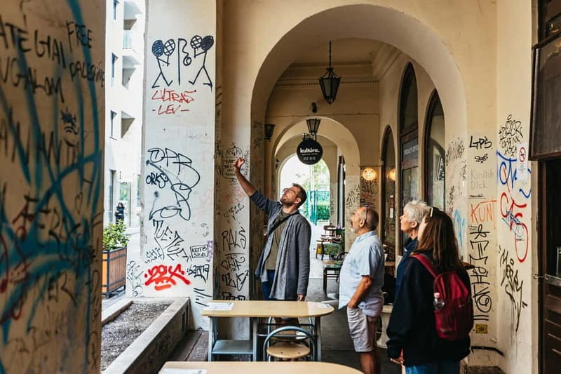 Budapest: Street Art and Underground Movements Walking Tour - Reading murals, stickers, and smaller works