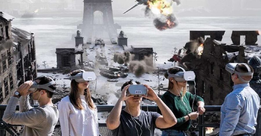 Budapest: Virtual Reality Tour in 8 Languages - Putting on the headset and entering another Budapest