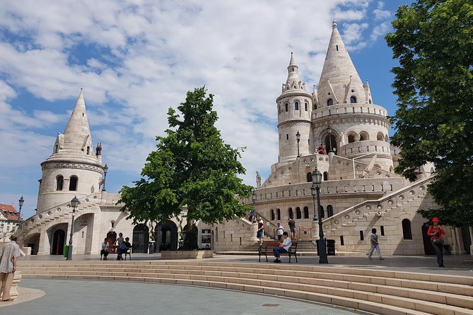 Budapest Walking Tour with Your Private Guide: 20+ Highlights - Central Market Hall and a plate of lángos