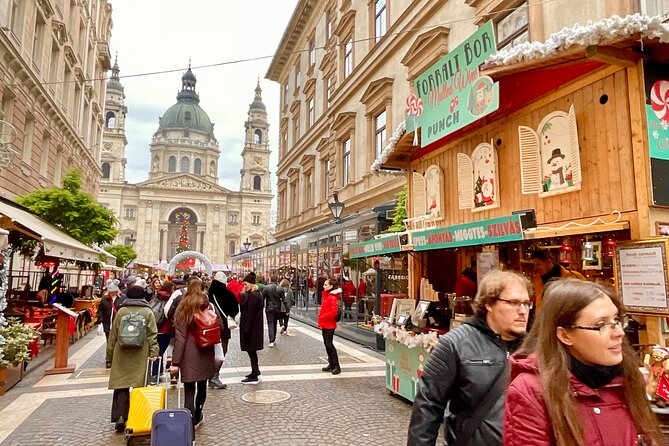 Budapest Wonderland - A Christmas Market Tour with Chimney Cake & Mulled Wine - The Gresham Palace Christmas Market