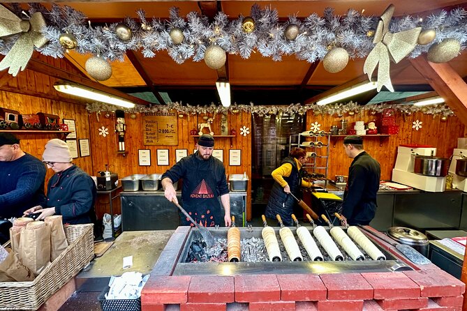 Budapest Wonderland - A Christmas Market Tour with Chimney Cake & Mulled Wine - The chimney cake stop
