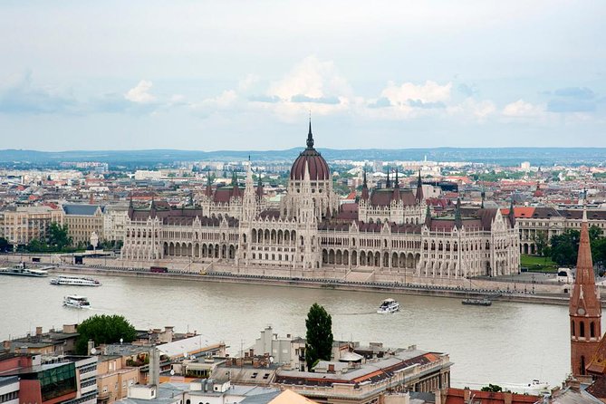 Classic Walk in Budapest - Parliament from the Danube side