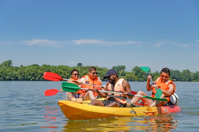 Danube Bend Hiking and Kayaking - Paddling beneath Visegrád Castle