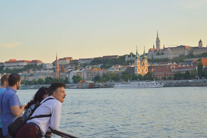 Daytime and Sunset Cruise on the Danube with Drink Options - Looking up at Buda Castle and Fisherman’s Bastion