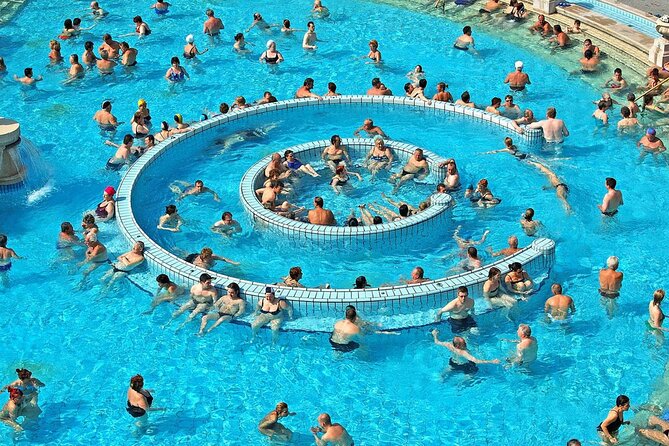 Entrance to Szechenyi Spa in Budapest - Food, Drinks, and Taking a Break