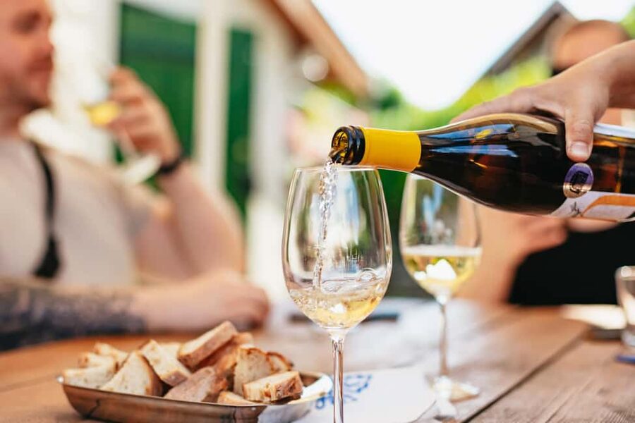 From Budapest: Etyek Wine Tasting Tour with 3-Course Meal - The first cellar, small-scale wine with local character