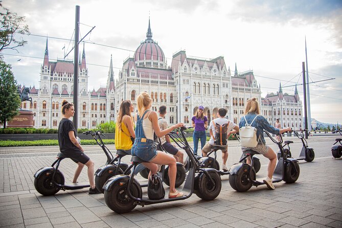 Guided Tours in Budapest on E-Scooter with various routes - Buda Castle and Matthias Church