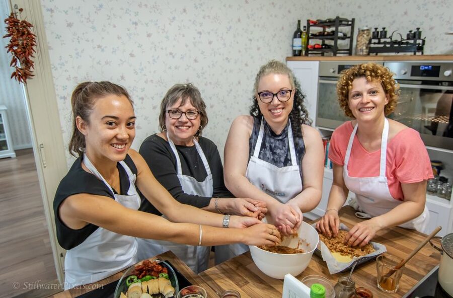 Hungarian Premium Cooking Class with 4-course meal - The welcome drink and first Hungarian bites