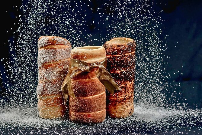 Kürtőskalács: Chimney Cake Workshop in City Park Budapest - Making three small kürtőskalács