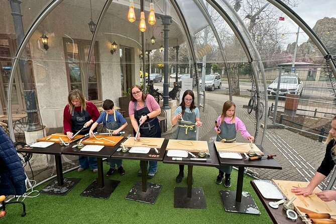 Kürtőskalács: Chimney Cake Workshop in City Park Budapest - Learning the dough before you shape it