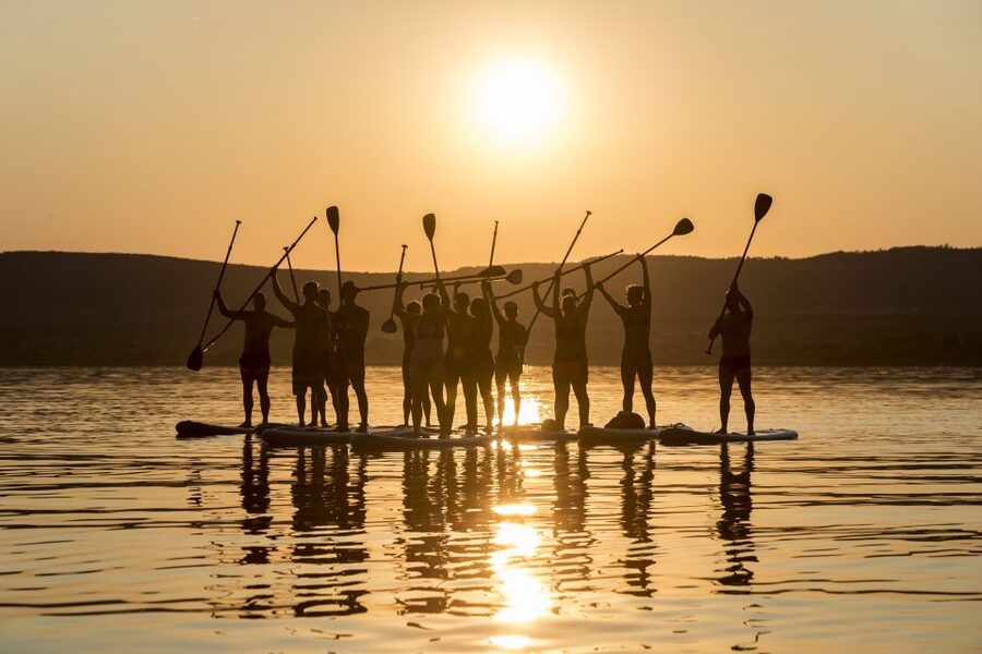 Lake Balaton: Sunset SUP Tour along the Tihany National Park - Key points about the sunset paddle