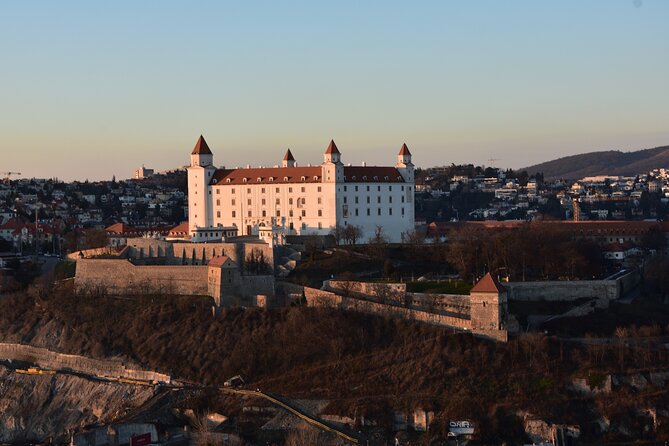 Private day trip from Budapest to Bratislava, Vienna, and back - Bratislava Castle and its four-tower outline